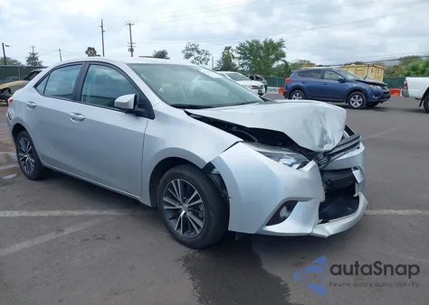 2016 Toyota Corolla Le из США, поврежденный, VIN 5YFBURHE2GP525658